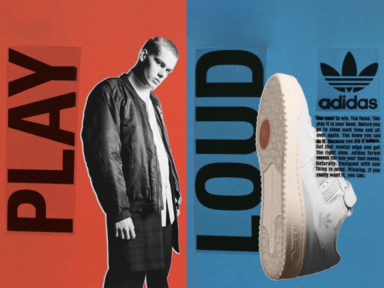 adidas Forum: Play loud, walk win, self focus