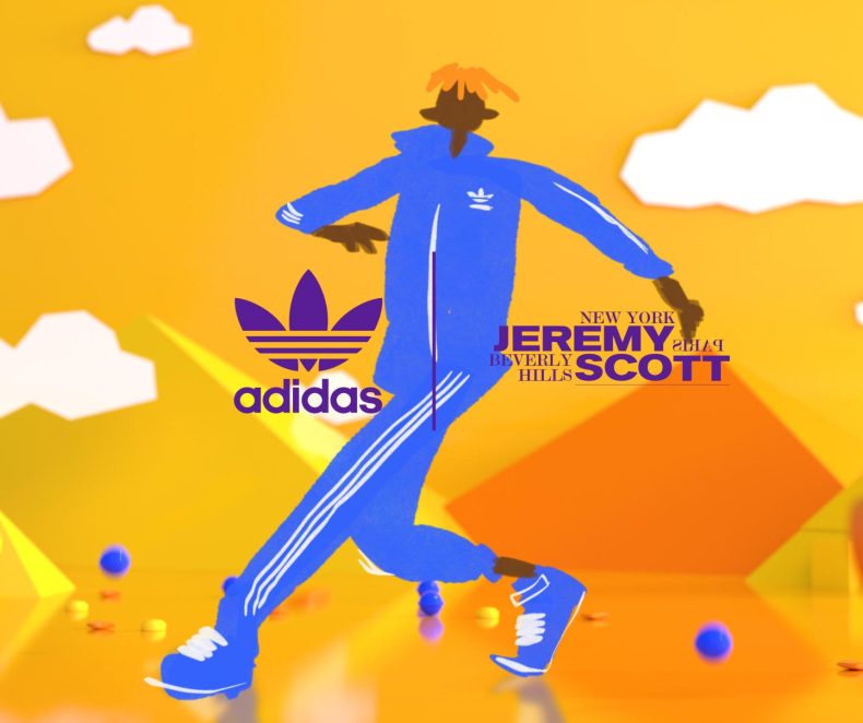 Glänze in deiner Lieblingsfarbe aus der adidas x Jeremy Scott Kollektion